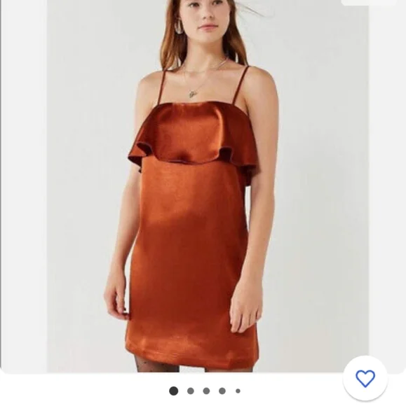 Urban Outfitters Kimchi Blue Rose satin dress - Picture 6 of 11